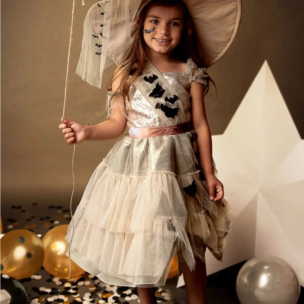 Chasing fireflies batty ballerina witch costume size 8 - Picture 13 of 13
